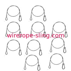 O desgaste que resiste o estilingue de aço inoxidável, o cabo de aço lança a segurança para a iluminação da fase