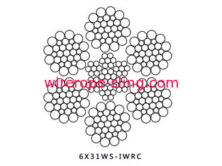 Corda de fio de flutuação do guindaste, resistência da fadiga do cabo de fio de aço para o óleo & gás