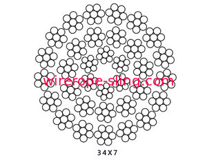 Desgaste - segurança de oposição da corda de fio de aço para o guindaste de torre do guindaste do automóvel
