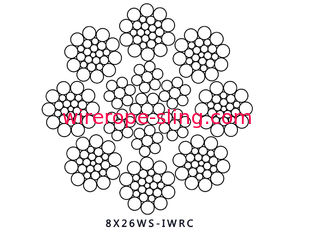 Desgaste a corda de fio do núcleo da fibra da resistência, corda de fio de Iwrc para a carga/o descarregamento do porto