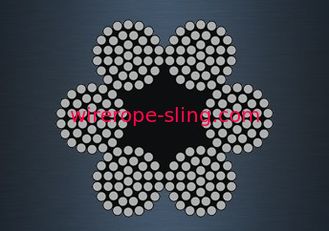 Grande estabilidade galvanizada da operação da corda de fio do fator de segurança para a engenharia geral