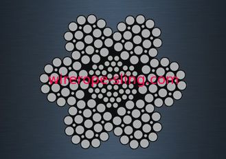 dureza alta galvanizada enchimento do cabo 6x19 de aço trançado para linhas da broca