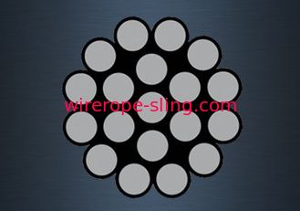 1x19 galvanizou a configuração de alta elasticidade da força RHOL dos cabos da porta da garagem da corda de fio