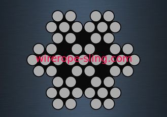 (6/1) de força de quebra galvanizada da elevação da resistência de corrosão da corda de fio 6x7