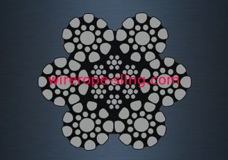 Estabilidade galvanizada flexível da operação da força de quebra da elevação da corda de fio