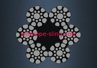 Estabilidade galvanizada flexível da operação da força de quebra da elevação da corda de fio