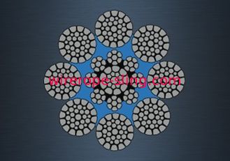 A segurança galvanizou o cabo entrançado de aço, comprimido vida de fadiga de dobra da elevação da corda de fio