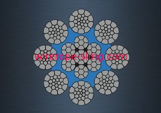 Corda de fio de aço galvanizada comprimida 8 X K31WS - EPIWRC (K) para o guindaste de torre