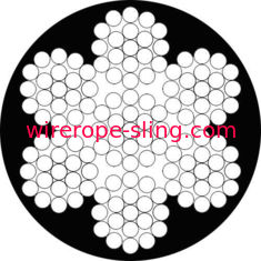 Corda de fio decorativa amarela, cabo de aço inoxidável revestido resistente à corrosão