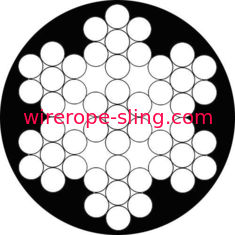vinil de aço inoxidável do preto do núcleo da costa da corda de fio 7x7 revestido para a decoração do jardim