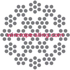 Não - cabo de aço encalhado liga, forças armadas de aço inoxidável da corda lubrificadas