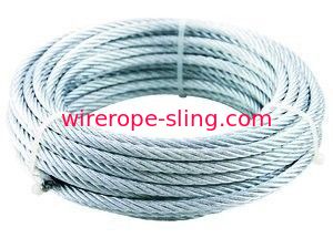 Vida de funcionamento longa galvanizada bens do brilho de aço limpo do fio do cabo