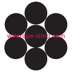 Tipo 316 cabo de aço inoxidável da segurança, padrão do RUÍDO da corda de fio dos aviões