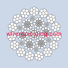 Guindaste de esteira rolante que bordeja a corda de fio de aço comprimida K9 x de rotação de K19S resistência