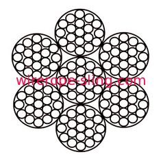 Regular adequado da SZ do cabo de controle do Pto da corda de fio 7 x 19 colocado para o caminhão pesado