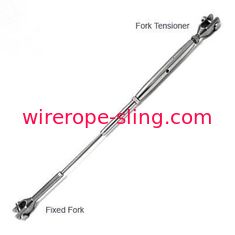 Conjuntos da corda de fio de aço do tensor da forquilha corda de fio de 1 x 19 costas