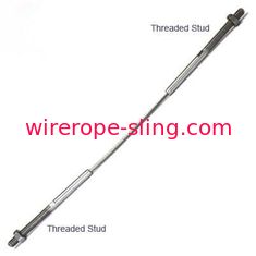 O hardware de aço comercial do cabo, parafuso prisioneiro da corda de fio rosqueou a categoria 316 de aço inoxidável