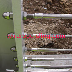 O hardware de aço comercial do cabo, parafuso prisioneiro da corda de fio rosqueou a categoria 316 de aço inoxidável