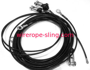 O diâmetro 7 x 19 dos conjuntos 3.2mm da corda de fio do Gym galvanizou o cabo entrançado de aço