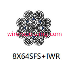 Cabo de aço inoxidável 8 x 64 SFs do contato linear para a linha da âncora da perfuração a pouca distância do mar