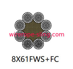 Alto-forno que iça a corda de fio de aço galvanizada com carga de quebra mais alta