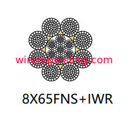 Corda de fio de aço resistente da rotação força de fadiga alta de 40mm - de 160mm para içar
