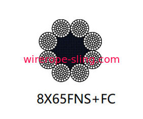 Corda de fio de aço resistente da rotação força de fadiga alta de 40mm - de 160mm para içar