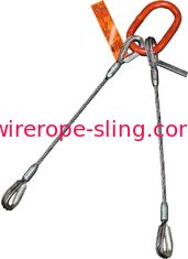 Dedal resistente do estilingue da corda de fio de dois pés” elo a Thimble1-1/2 principal oblongo