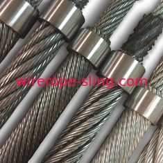 Corda de fio galvanizada comprimida guindaste GT8PZ do porto 8 - costa Plastified interno