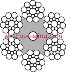 LKS especial - corda de fio de aço de F5E com o condutor bonde para plataformas da manutenção