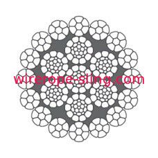 GUINDASTE a pouca distância do mar que iça a corda interna de aço galvanizada da corda de fio LKS 16-3 C estampada