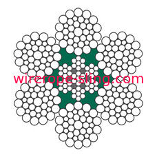 Guindaste de ponte que iça padrão revestido da classe B do zinco da corda de fio de aço LKS 6-1 P