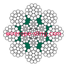 A corda de fio de aço telescópica LKS do trole do guindaste 8-1 P não deve usar-se com giro