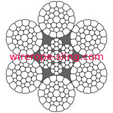 A corda de fio LKS do transporte 6mm da cubeta da garra 6-11 todas as costas de C comprimiu a longa vida