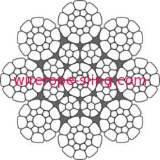 Paralela dobro corda de fio de aço encalhada galvanizada para os Groomers LKS8-4 C