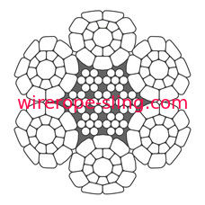 A silvicultura galvanizada da corda de fio do comum barato configuração padrão brilhante Ropes Lks 6-3 C