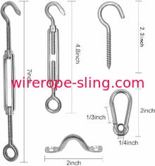 Tensor e ganchos do cabo dos conjuntos da corda de fio do jogo da suspensão da luz da corda do globo