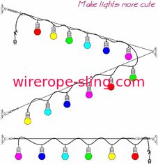 Vinil - 164 corda de fio de aço inoxidável revestida do Ft 7x19 com tensor e ganchos