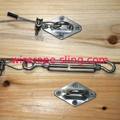 A corda exterior ilumina o jogo de aço inoxidável de suspensão da suspensão da corda de fio 304 do jogo 1x19