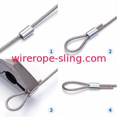 T316 1/8" de aço inoxidável corda de fio dos aviões para o cabo que cerca jogos 200 FT