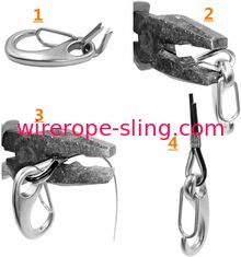 Conjuntos exteriores da corda de fio do guia claro com tensores e ganchos jogo de cabo de 110 Ft