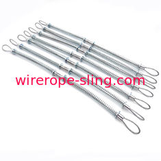 Estilingue 2mm do cabo entrançado de aço do cabo da segurança de Whipcheck - 8mm galvanizou inoxidável