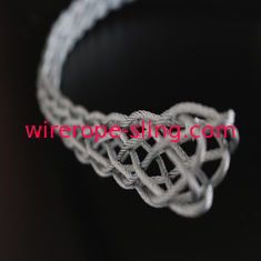 Único aperto de confecção de malhas da malha da trilha da peúga do cabo do estilingue da corda de fio da costa dobro do olho adiante