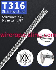 1/8 de plataforma T316 que cerca a corda de fio da categoria dos aviões de 250FT