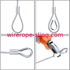 Tensor do fio do tensor corda de fio de 2mm x 50 FT com revestimento do Pvc