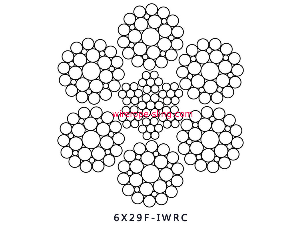 Corda de FIO de aço 6x29Fi Galvanizada ou não galvanizada