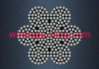 Grande estabilidade galvanizada da operação da corda de fio do fator de segurança para a engenharia geral