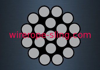 1x19 galvanizou a configuração de alta elasticidade da força RHOL dos cabos da porta da garagem da corda de fio