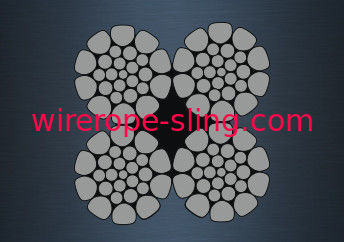 Fio galvanizado SCF do cabo entrançado de aço, MPA 1960 não de gerencio da corda de fio de aço