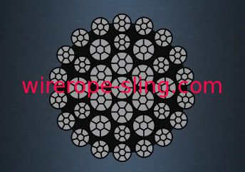 Padrão resistente galvanizado da resistência de desgaste 37X7 da corda de fio da rotação BS